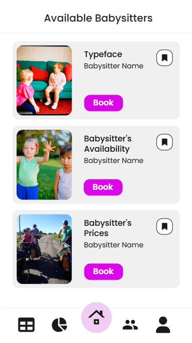 Babysitting App - Babysitter List Overview | Appzroot