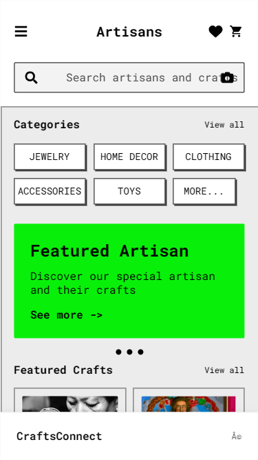 Local Artisan Market App - Home | Appzroot