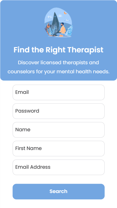 Therapy & Counseling App - Signup | Appzroot