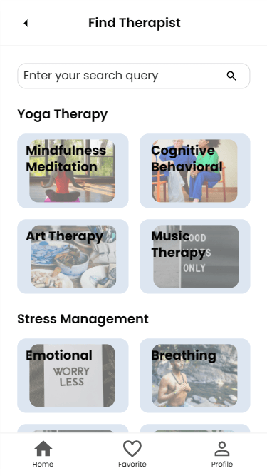 Therapy & Counseling App - Search | Appzroot