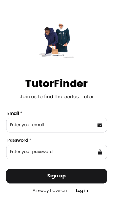 Tutoring & Education App - Signup | Appzroot